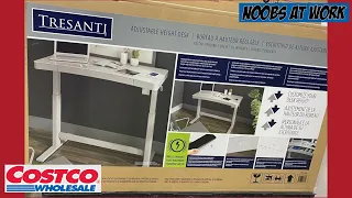 Costco Tresanti 47 inch Adjustable Height Desk - Unboxing and Assembling