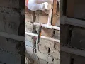 Toilet plumbing installation tutorial - Good tools and machinery make work easy