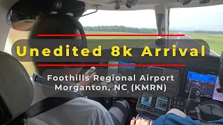 8K Unedited CJ3 Landing Foothills Regional KMRN Morganton NC
