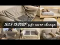 IKEA EKTORP SOFA COVER CHANGING THE EXTORP SOFA COVER INDIA EDITION IKEA Mumbai