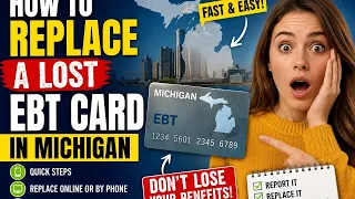 How to replace a lost EBT card in Michigan