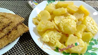 طاجين بطاطا بالفرماج بدون فرن 🔥معسلة و طايبة زبدة في نصف ساعة 😍 (وصفات نظام الطيبات)