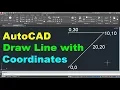AutoCAD Draw Line with Coordinates
