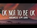 Download Lagu Marshmello \u0026 Demi Lovato - OK Not To Be OK (Lyrics)
