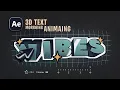 Smooth 3D Text Morph Animation in After Effects No Plugins