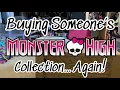 Monster High Doll Haul Buying Someone s Collection Again