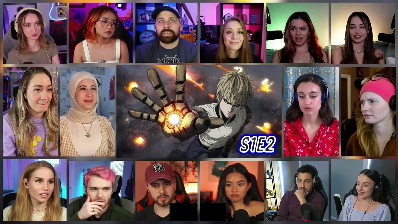 One Punch Man Season 1 Episode 2 Reaction Mashup