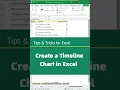 Create a Timeline Chart in Excel Fast Beautiful