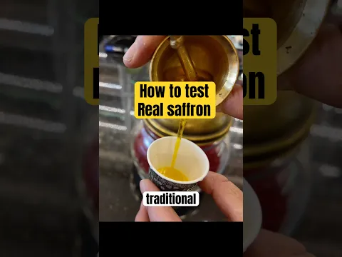 How to test & buy Saffron