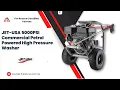 JET USA 5000PSI Commercial Petrol Powered High Pressure Washer - Step-by-Step Guide