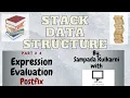 Postfix Expression Evaluation with Solved Example Application of Stack Part 4 Data Structure