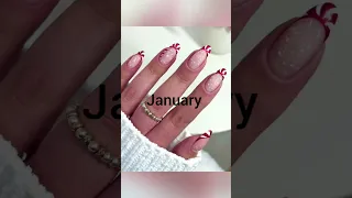 Your birt ay Month your Christmas nails