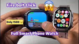 Firebolt Click Full Android Watch 😱 with BGMI AND FREE FIRE 🔥 