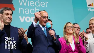 Center-right party wins Germany's election as far-right doubles its support