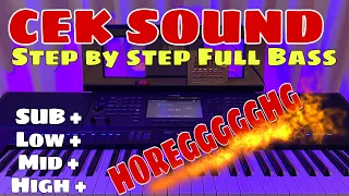 cek sound step by step bass horeg bikin jangtung mau copot sub low mid high 