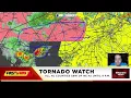 Special Weather Report Tornado Watch until 9 p m for Much of NJ