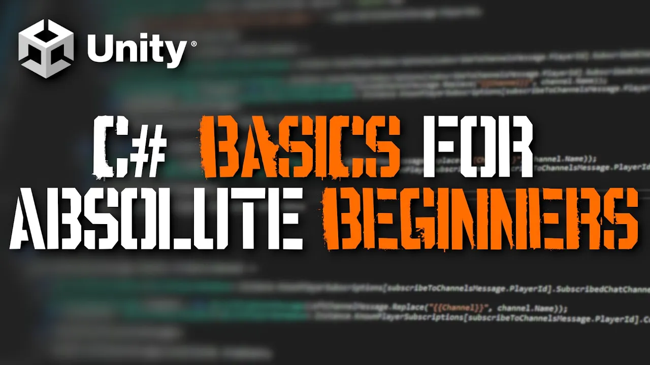 Want to Start Writing Code in Unity? Start Here! Unity C# Basics Part 1 - Writing Your First Script