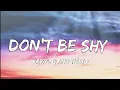 Download Lagu Tiësto, KAROL G - Don't Be Shy (Lyrics)