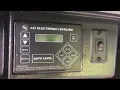 LCI Auto Level not working how to set level calibration