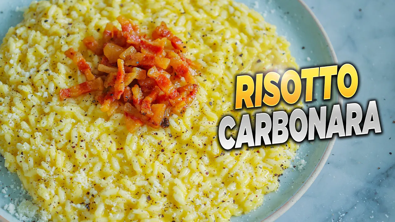 How to Make RISOTTO CARBONARA Like an Italian