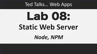 CSCI4208 - Lab 8 Node NPM