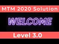 Welcome to Level 3 Level 3 0 solution of Master the Mainframe 2020 IBM MTM 2020
