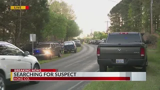 Warning to stay locked inside amid Hoke County search