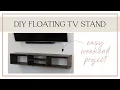 EASY DIY FLOATING TV STAND Weekend Project