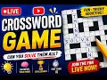 Crossword - live gameplay