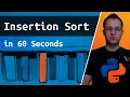 Insertion Sort in 60 Seconds with Animation