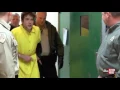 A Mississippi inmate head butted an officer on his way to court