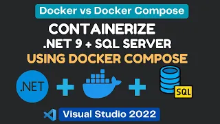 Docker Compose Containerize NET Core 9 Web API with SQL Server Step by Step Tutorial
