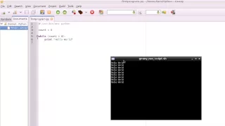 Raspberry Pi Tutorial 3 - Hello World Geany and Python