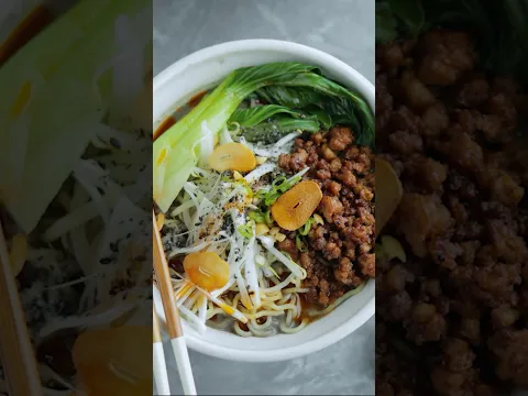 Easy Black Sesame Tantanmen | Japanese Home Cooking #shorts #noodles #japanesefood #recipe
