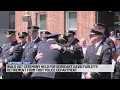 Walk out ceremony for Sergeant David Farley s retirement from Troy PD