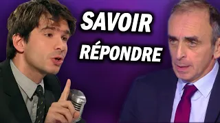 Comment réagir à la provocation (Juan Branco vs Eric Zemmour)