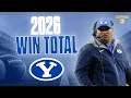 BYU 2026 Season Cougars Win Total Predictions Cover 3 College Football