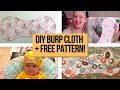 DIY BABY BURP CLOTH FREE PATTERN Built to Last and Easy to Make