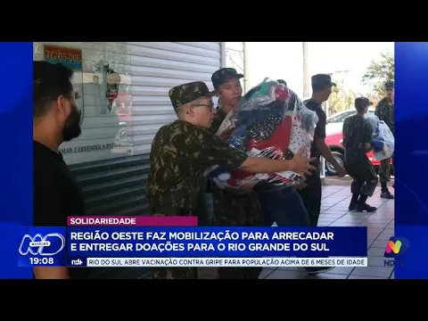 Desastre das chuvas: Oeste de SC atualiza situação e apoia o RS com doações