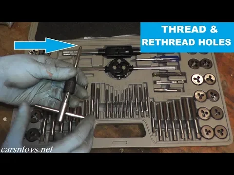 Download MP3 How to Rethread a Hole Using a Tap and Die Set