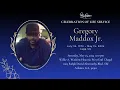 Celebrating The Life Legacy of Gregory Maddox Jr
