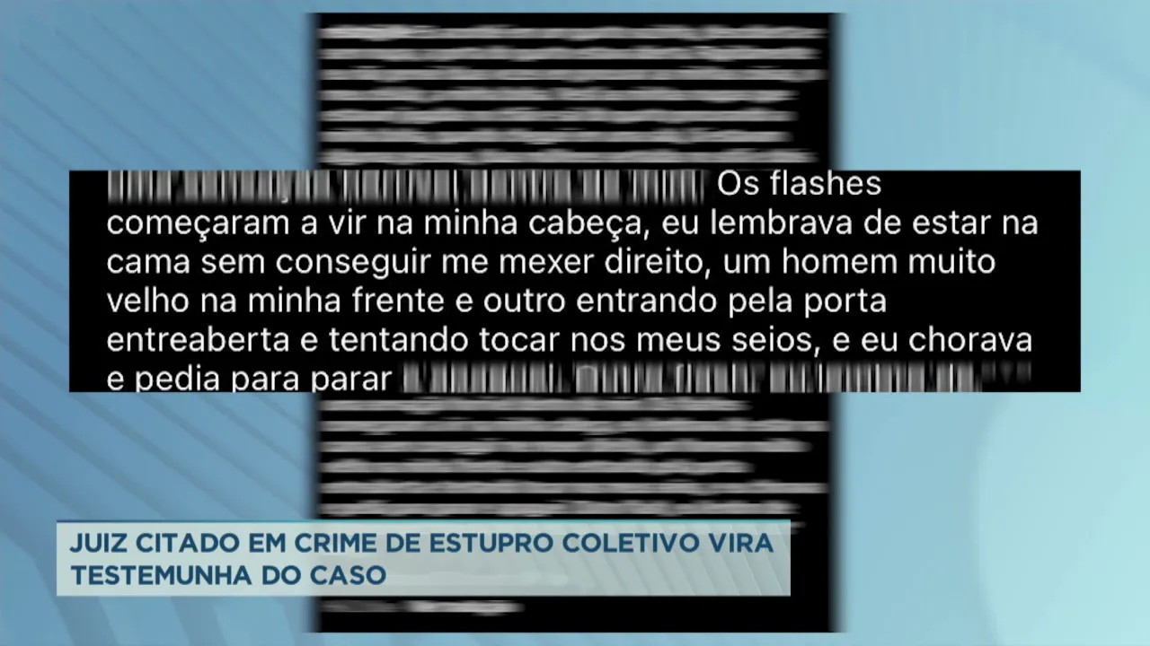 Juiz citado em crime de estupro coletivo vira testemunha do caso