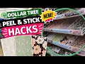 NEW Dollar Tree Peel Stick Wallpaper DIYs Creative Ways to Use It