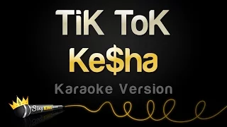 kesha tik tok karaoke version 