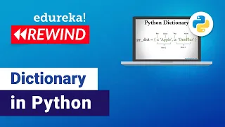 Dictionary In Python Python Dictionary Python Programming Edureka Python Rewind - 2