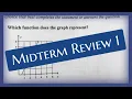 MidTerm Review Packet Math Help