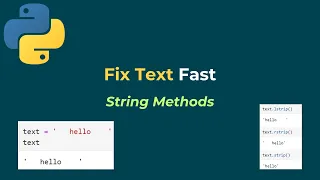 String Methods in Python Explained Most Useful Methods Strings in Python - Part 3