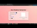 Box Shadow Generator Using HTML CSS and JavaScript with Source Code