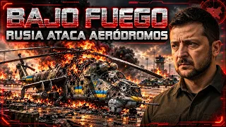 🚨 RUSIA ATACA AERODROMOS UCRANIANOS 🚨HELICOPTEROS UCRANIANOS DESTRUIDOS 🚨