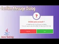 Java Swing - Confirm Message Dialog